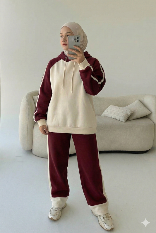 Tracksuit Set Red
